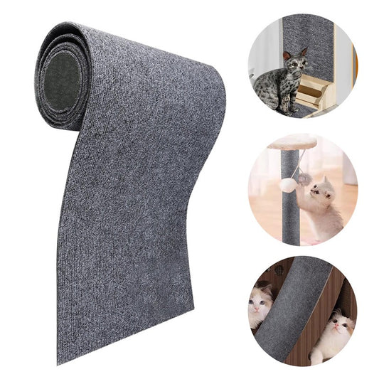 Anti Cat Scratch Sofa Cats Scratch Board Sofa Protection Paws Sharpen Trimmable Self-adhesive Carpet Cats Scratch Board Cat Toys