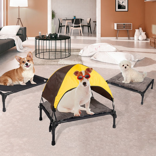 Pet camping marching bed small and medium-sized dogs moisture-proof folding bed cat and dog bed detachable pet tent